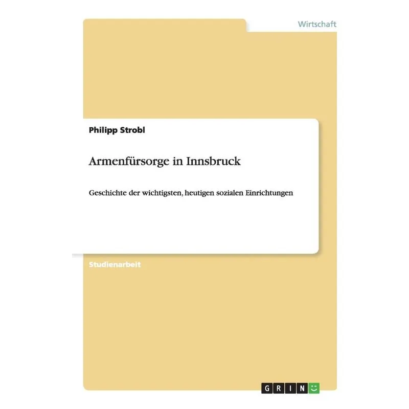 Armenfürsorge in Innsbruck