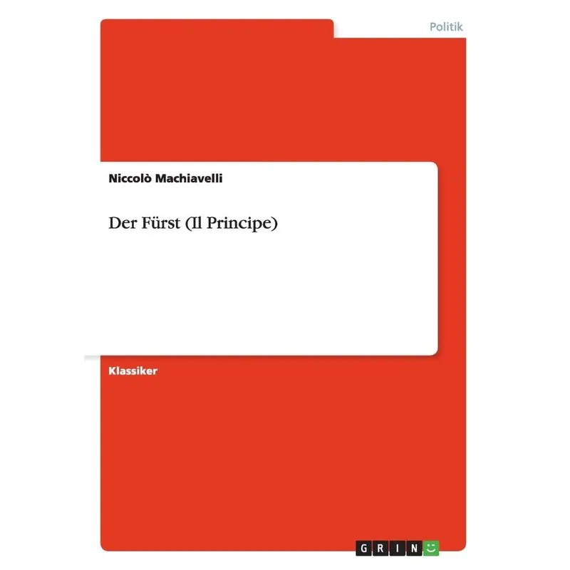 Der Fürst (Il Principe)