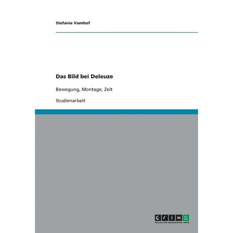 Das Bild bei Deleuze