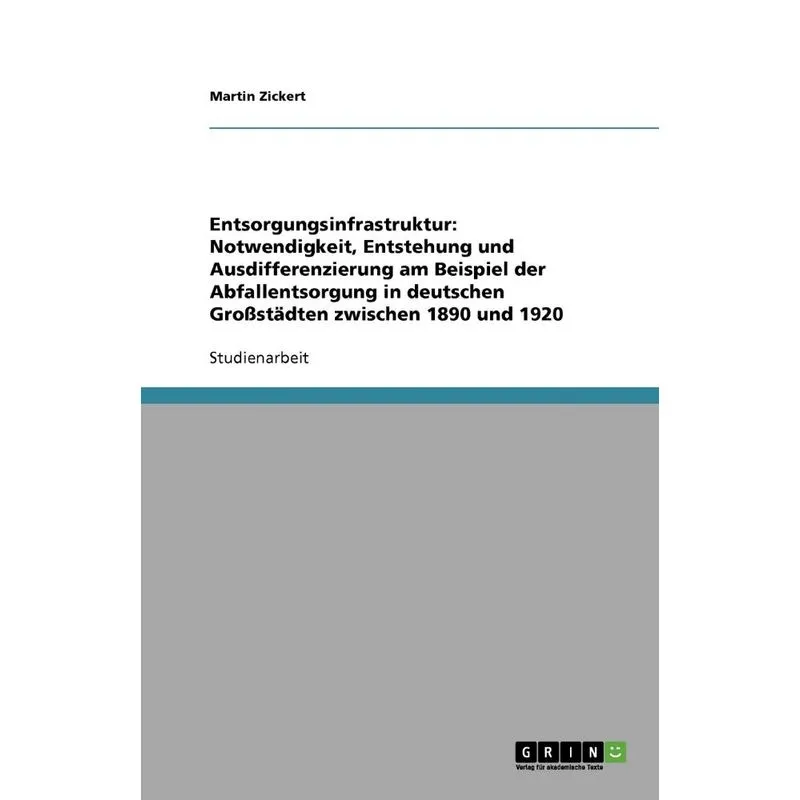 Entsorgungsinfrastruktur
