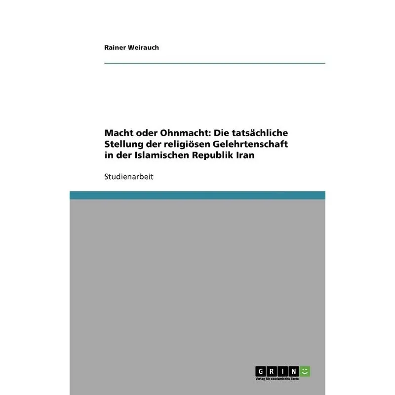 Macht Oder Ohnmacht