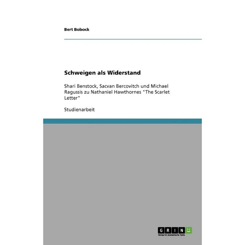 Schweigen als Widerstand