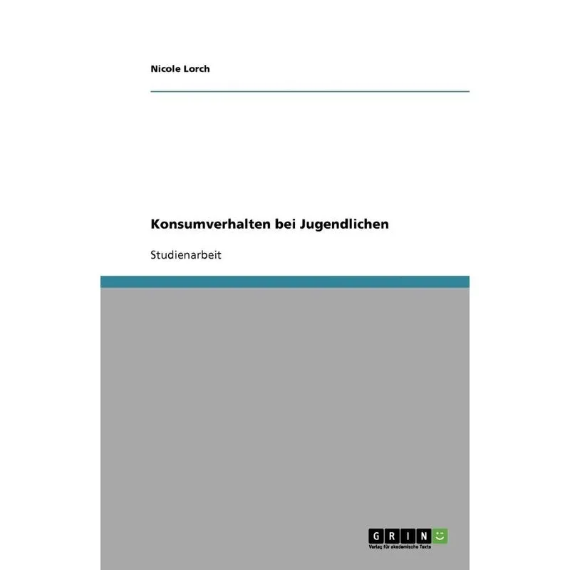Konsumverhalten bei Jugendlichen