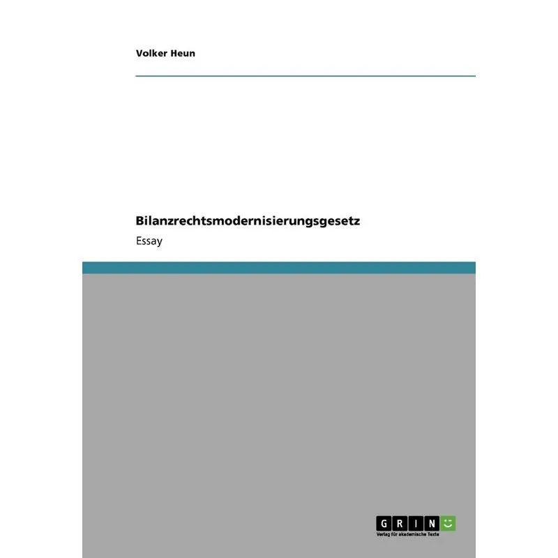 Bilanzrechtsmodernisierungsgesetz