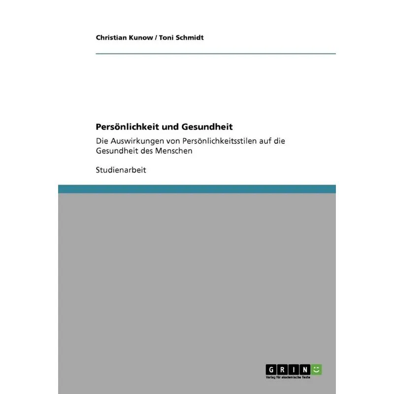 Persönlichkeit und Gesundheit