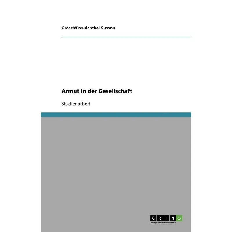 Armut in der Gesellschaft