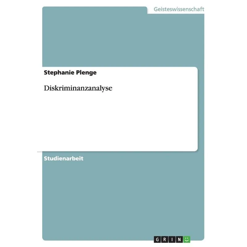Diskriminanzanalyse