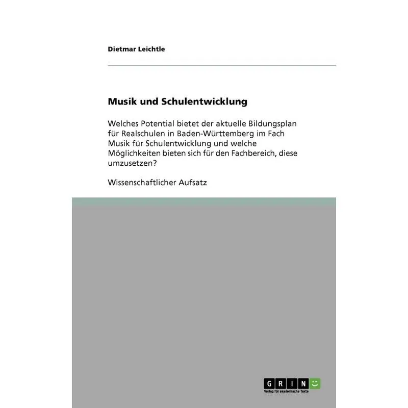 Musik und Schulentwicklung