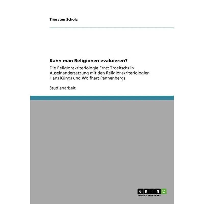 Kann man Religionen evaluieren?