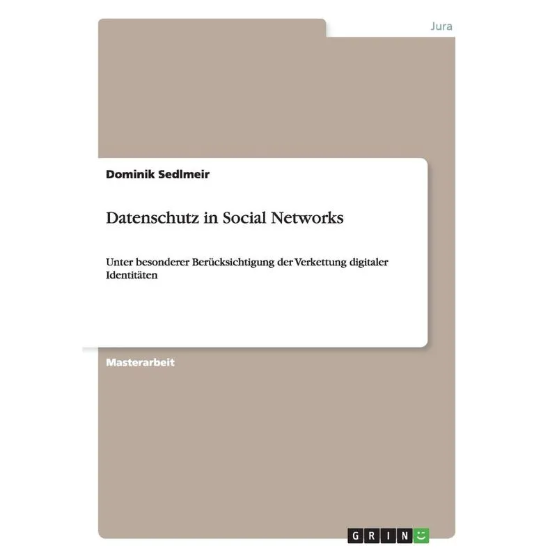 Datenschutz In Social Networks
