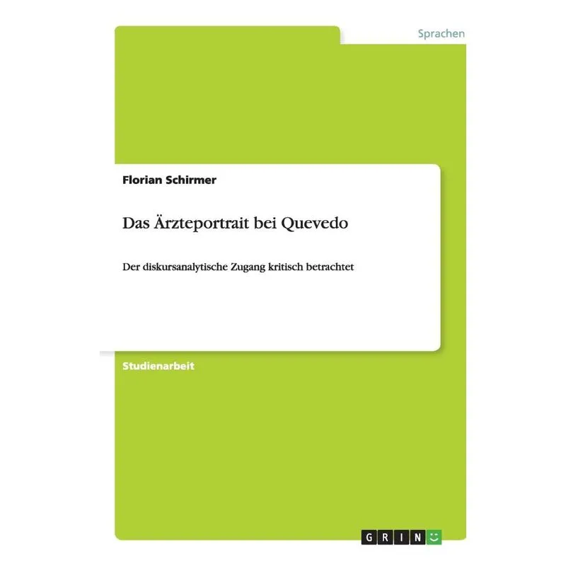 Das Ärzteportrait bei Quevedo