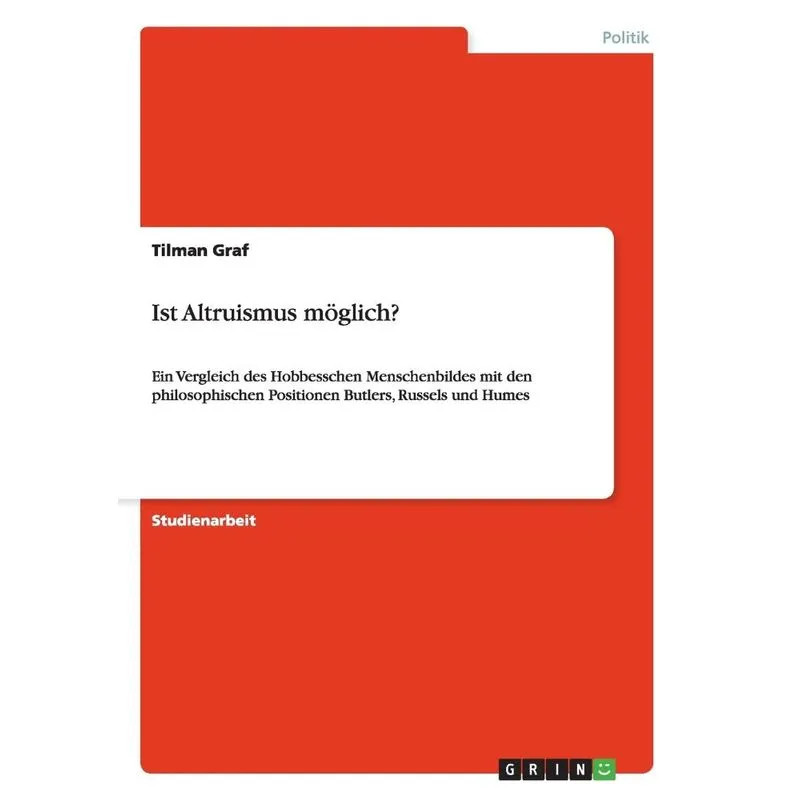 Ist Altruismus möglich?