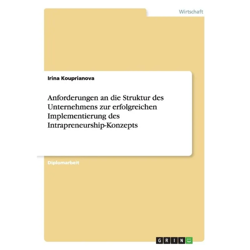 Anforderungen An Die Struktur Des Unternehmens Zur Erfolgre