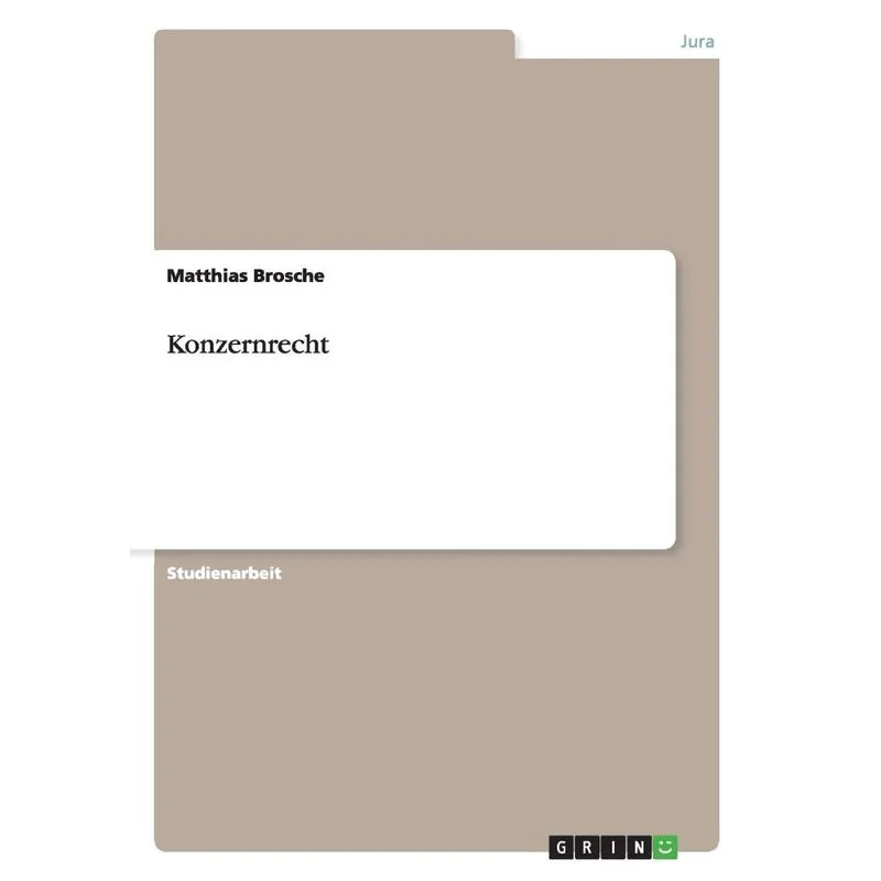 Konzernrecht
