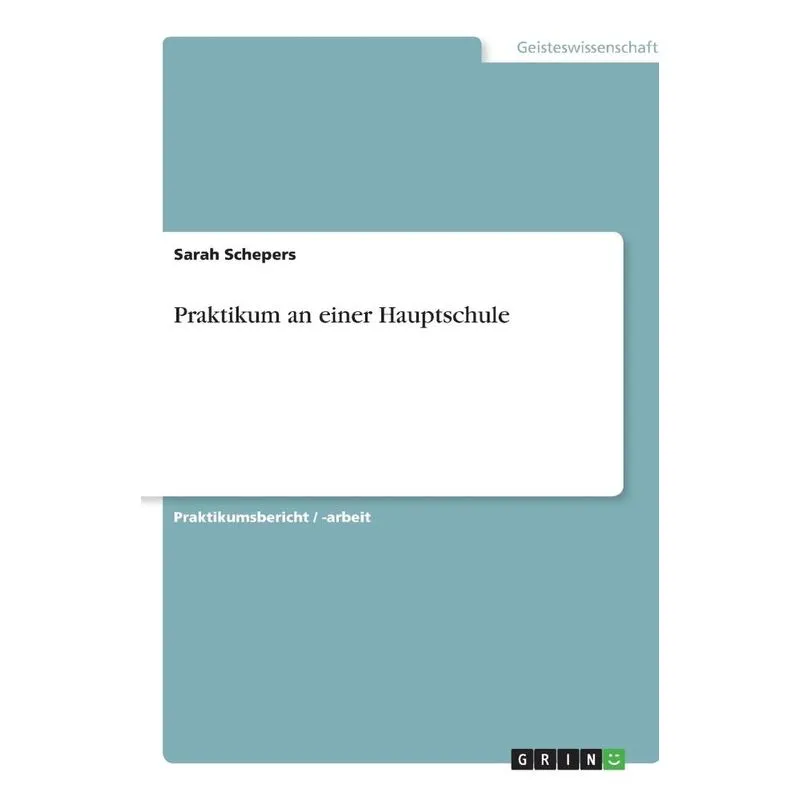 Praktikum an einer Hauptschule