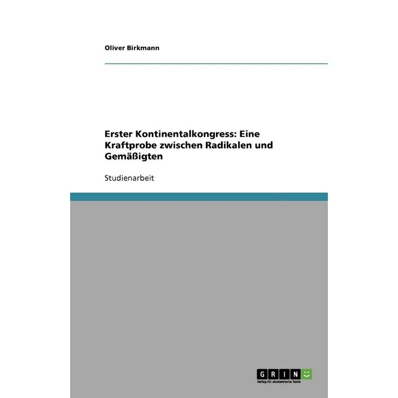 Erster Kontinentalkongress