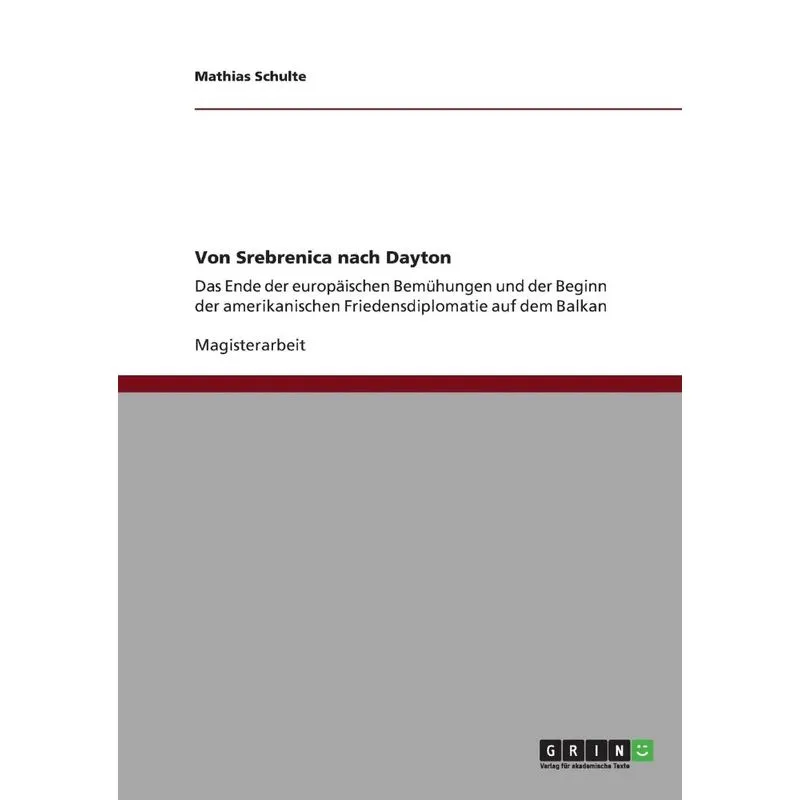 Von Srebrenica nach Dayton