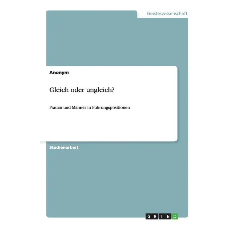 Gleich oder ungleich?