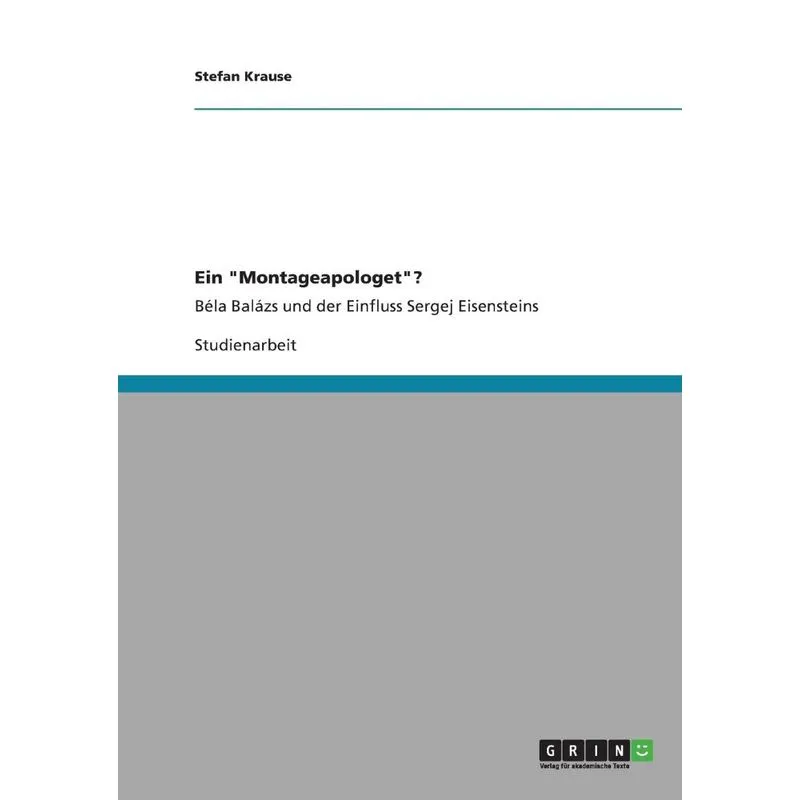 Ein Montageapologet?