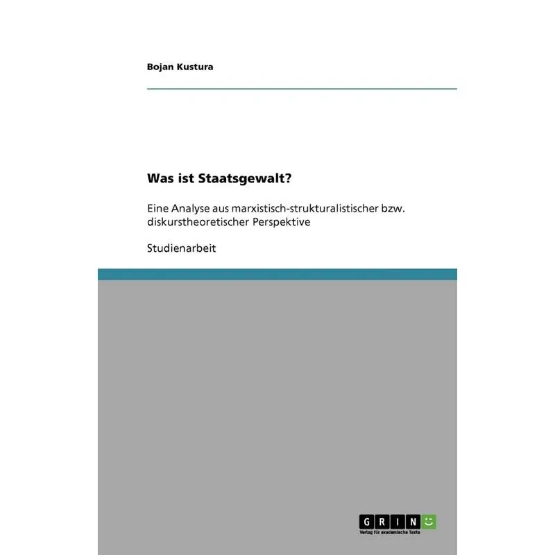 Was ist Staatsgewalt?