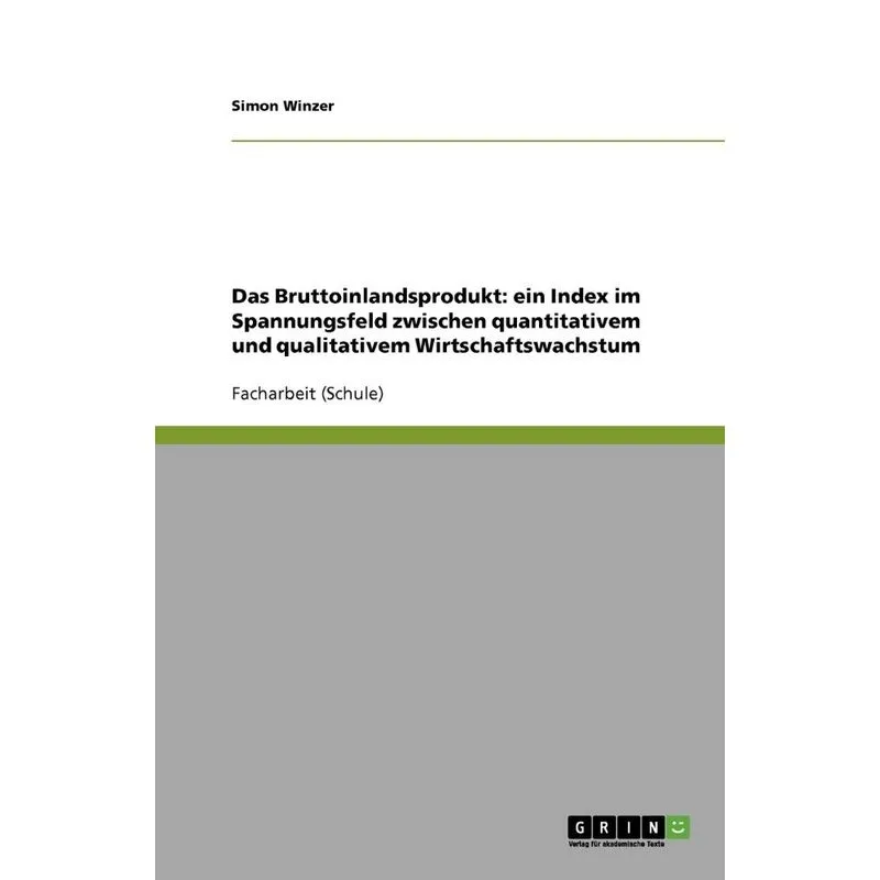 Das Bruttoinlandsprodukt