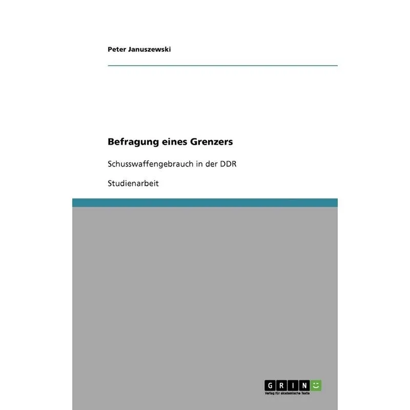 Befragung eines Grenzers
