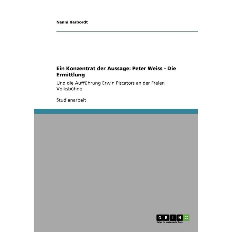 Ein Konzentrat der Aussage