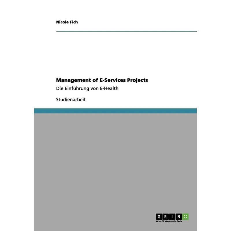 Management Of E-services Projects