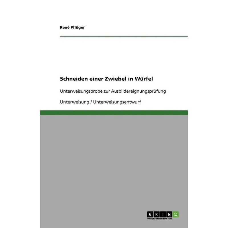 Schneiden Einer Zwiebel In Würfel