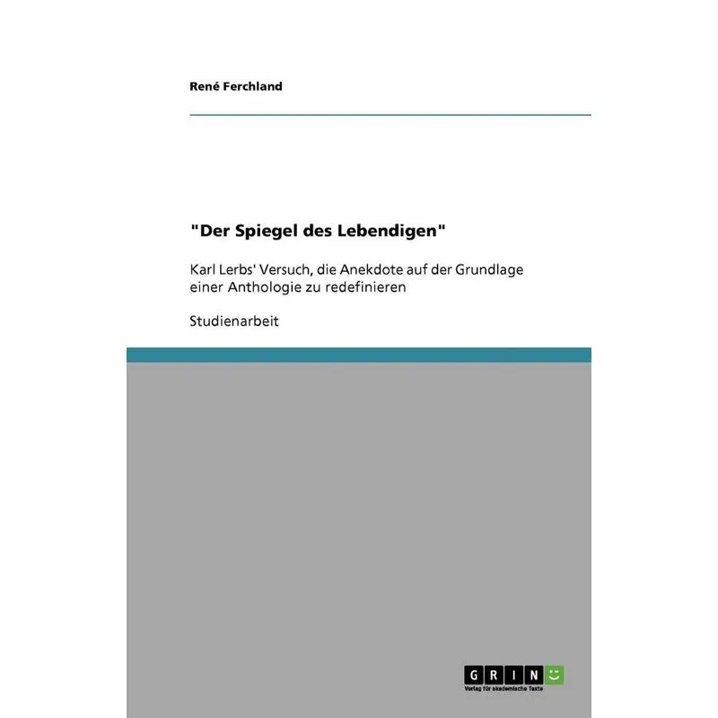 Der Spiegel des Lebendigen