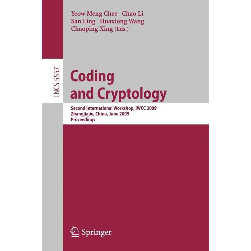 Coding and Cryptology