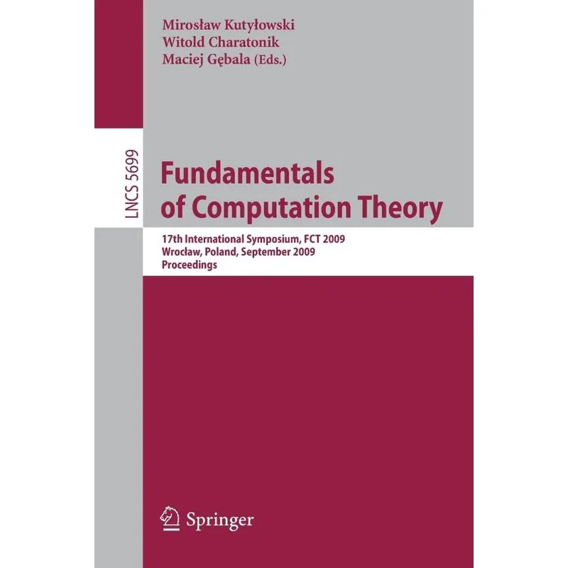 Fundamentals of Computation Theory