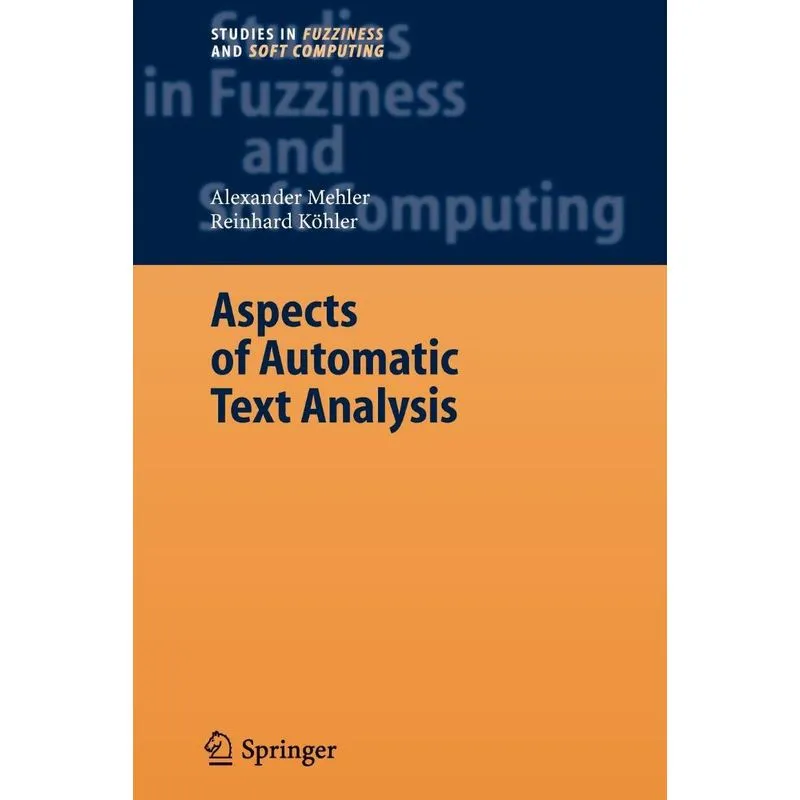 Aspects of Automatic Text Analysis
