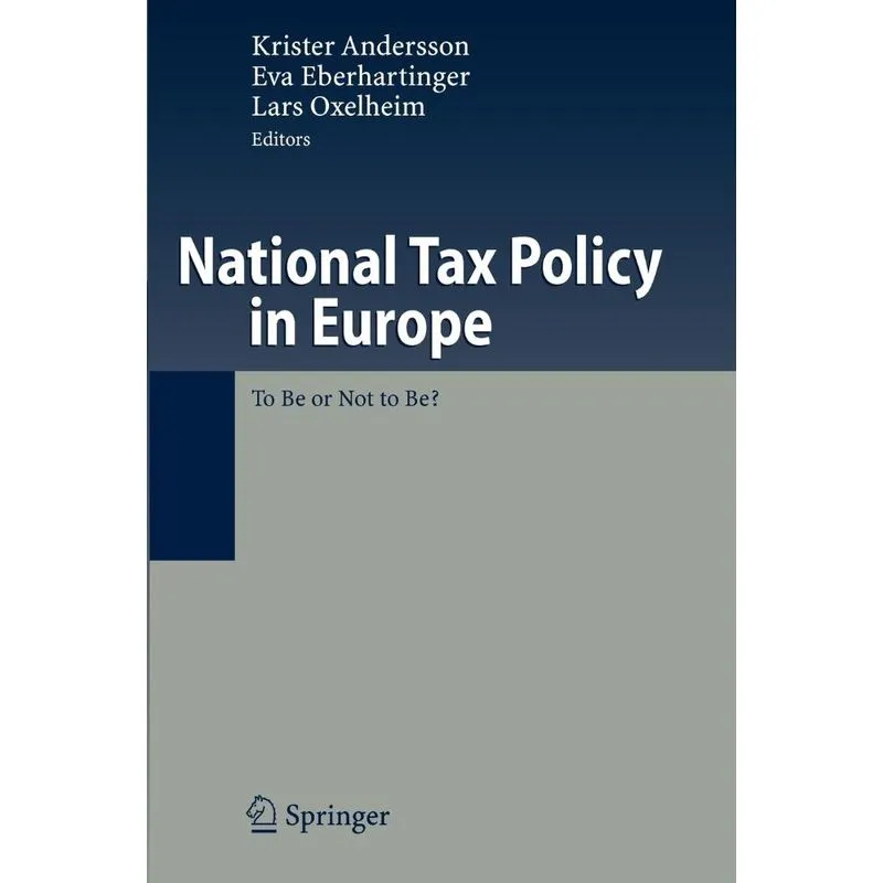 National Tax Policy in Europe