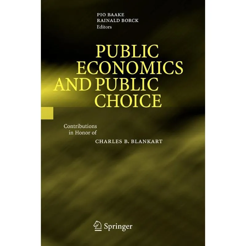Public Economics and Public Choice