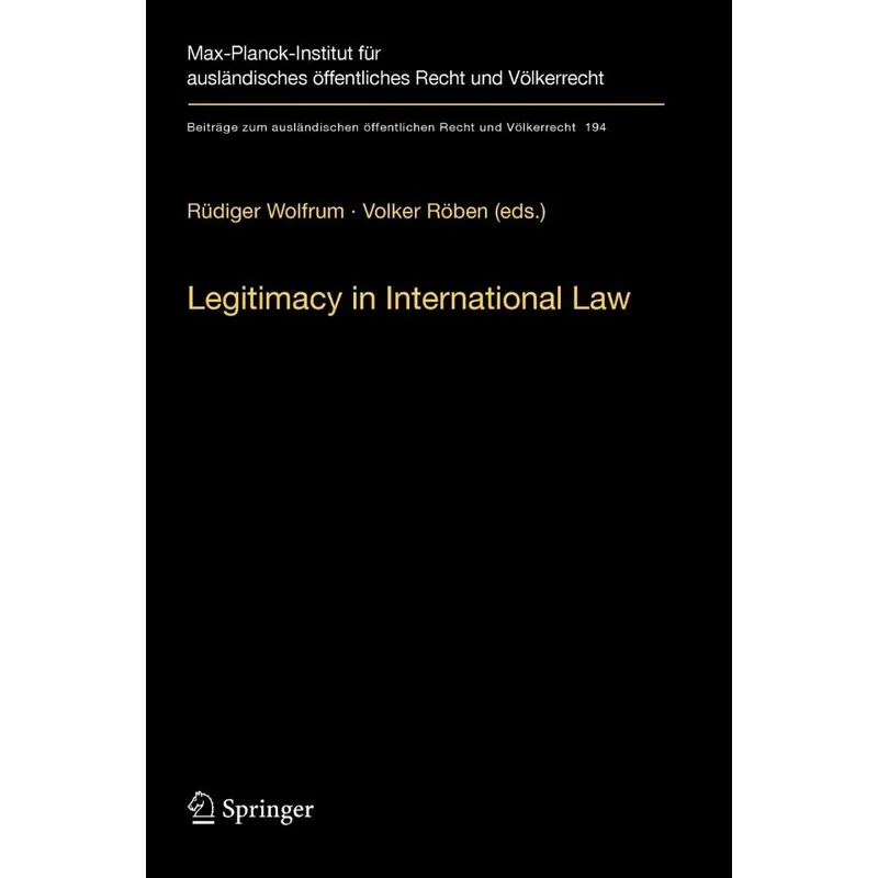 Legitimacy in International Law