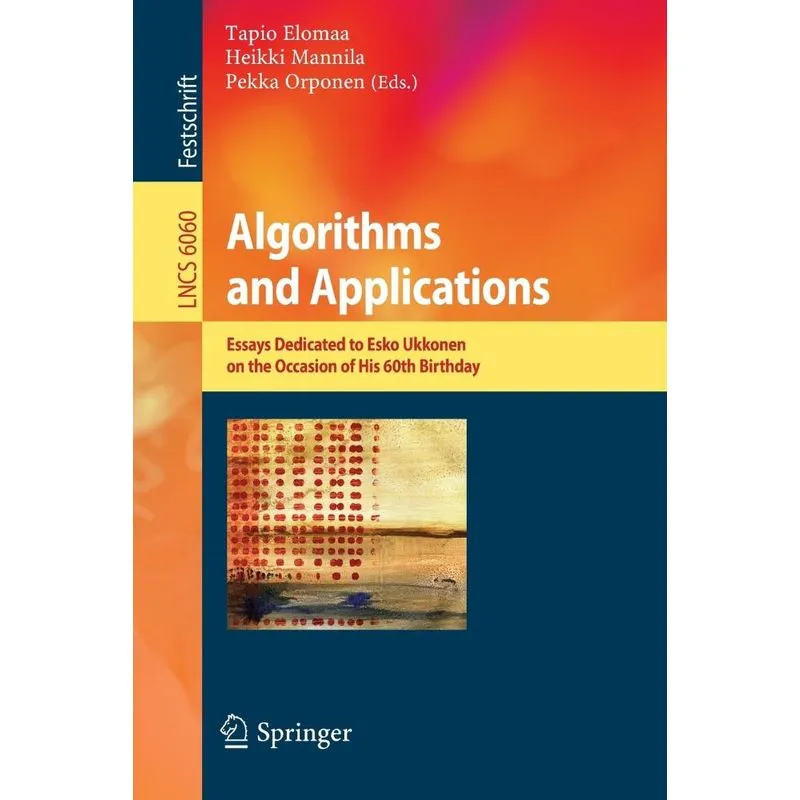 Algorithms and Applications