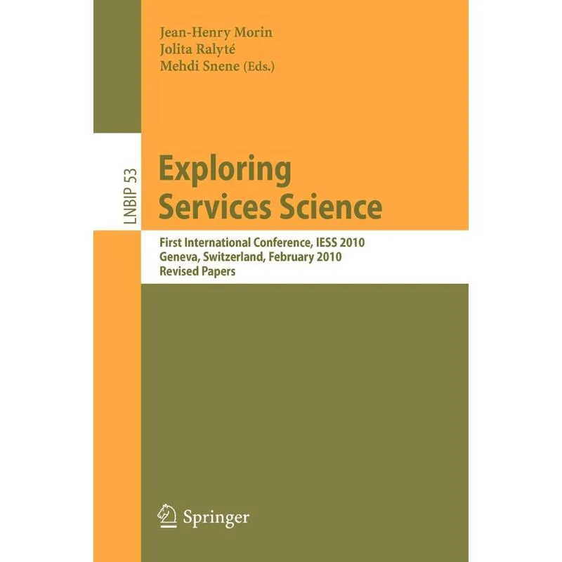Exploring Services Science