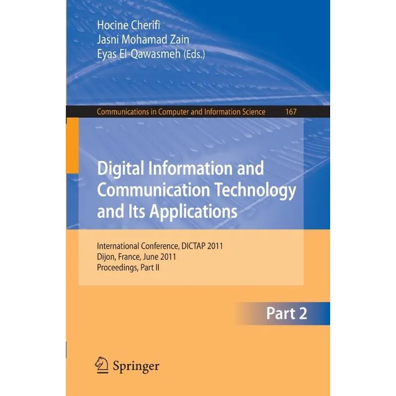 Digital Information and Communication Technology and Its Ap