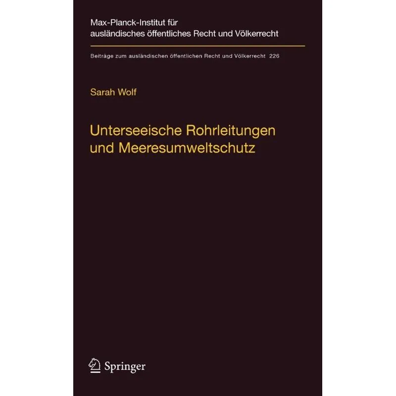 Unterseeische Rohrleitungen und Meeresumweltschutz