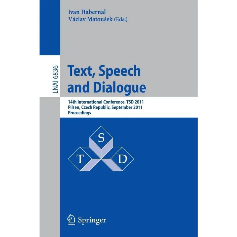 Text, Speech and Dialogue