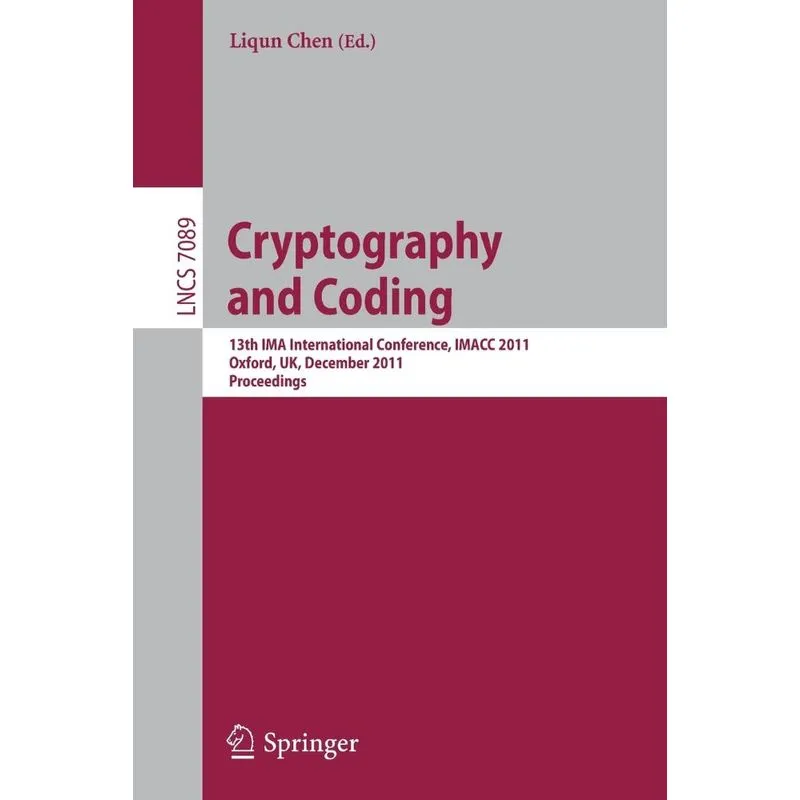 Cryptography and Coding