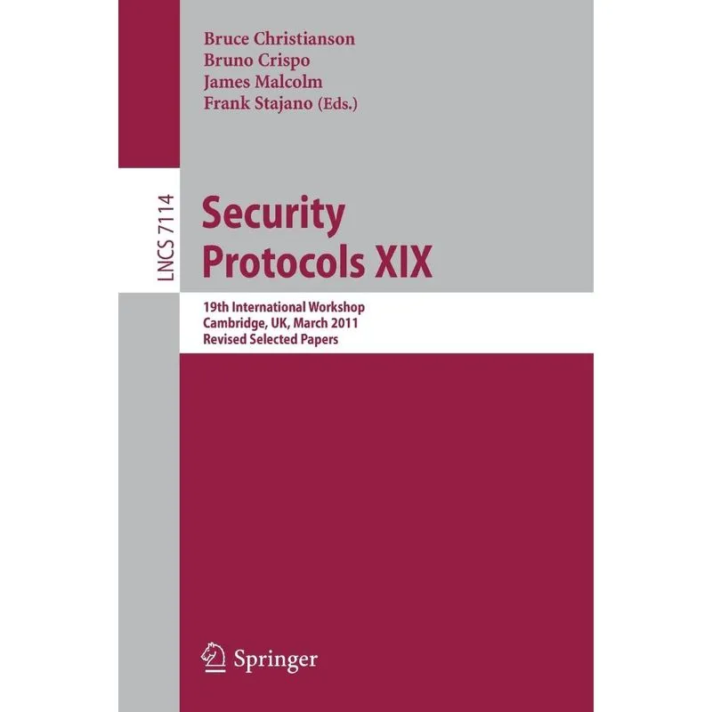 Security Protocols XIX