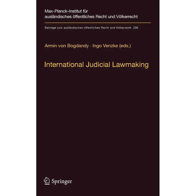 International Judicial Lawmaking