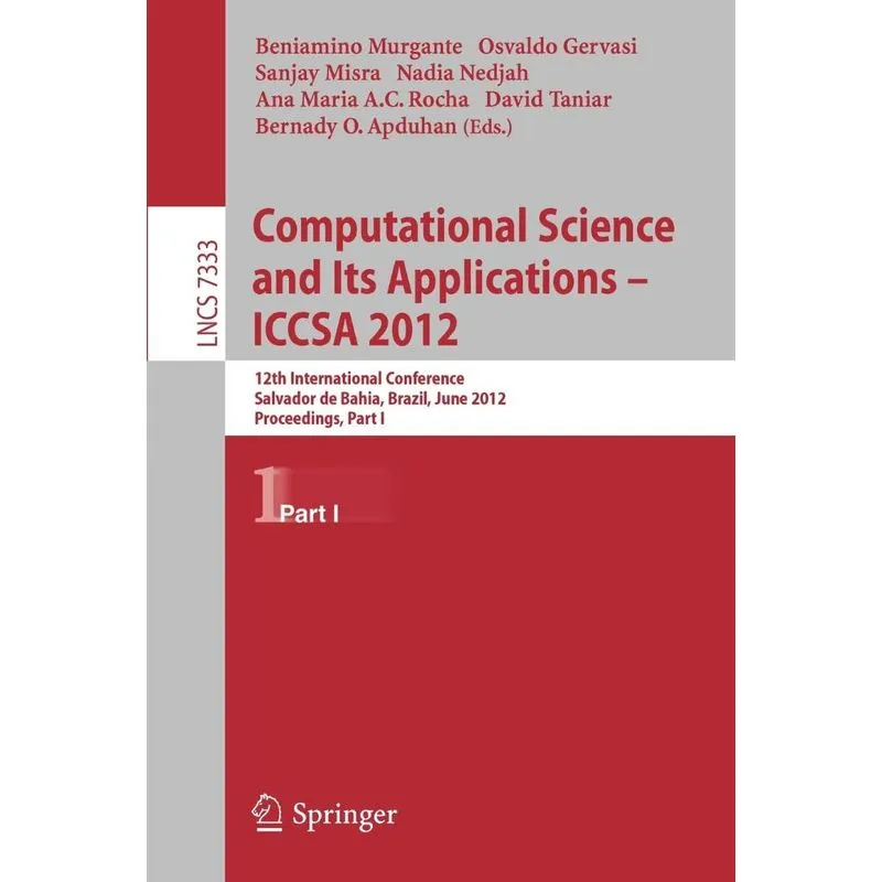 Computational Science and Its Applications -- ICCSA 2012