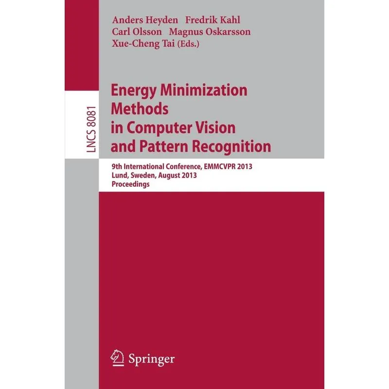 Energy Minimization Methods in Computer Vision and Pattern