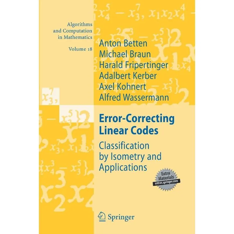 Error-Correcting Linear Codes
