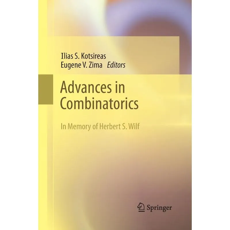 Advances in Combinatorics