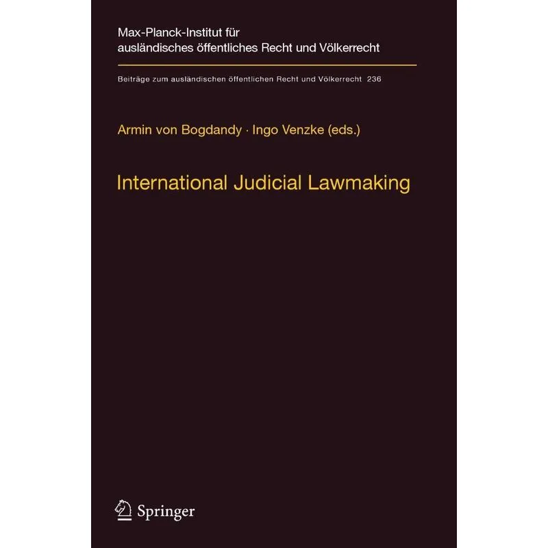 International Judicial Lawmaking