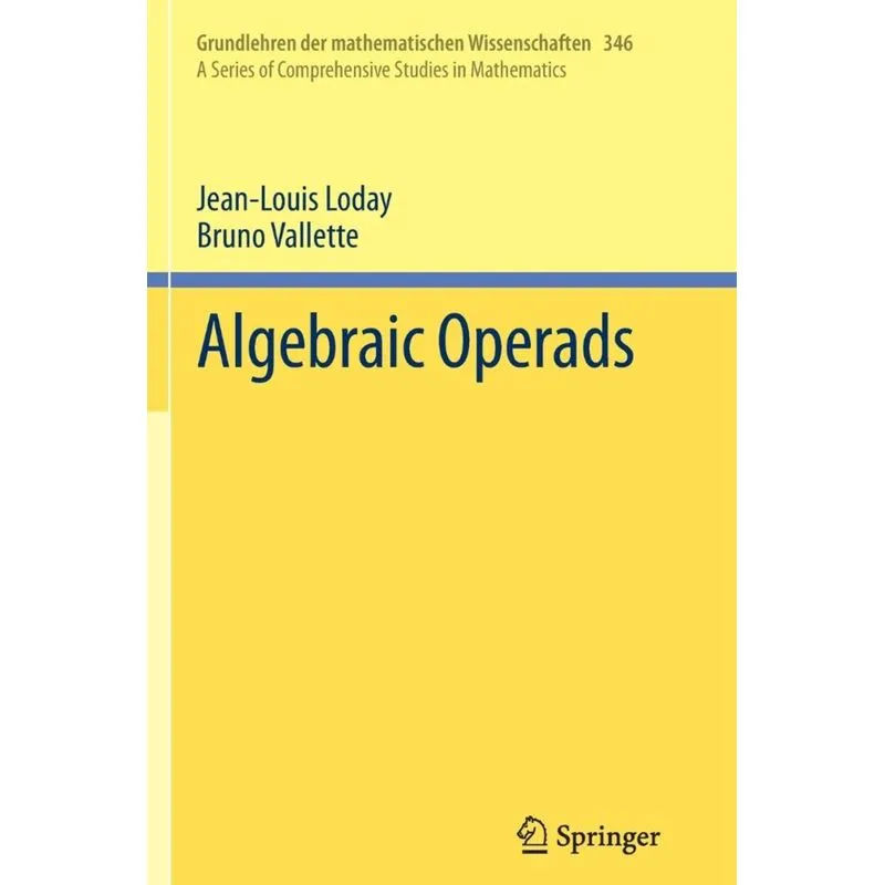 Algebraic Operads